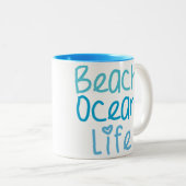 Beach Ocean Life Mok (Voorkant rechts)