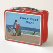 Beach / Ocean Lunch Box - optionele personalisatie (Voorkant)