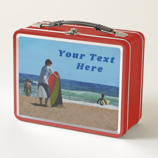 Beach / Ocean Lunch Box - optionele personalisatie (Voorkant)