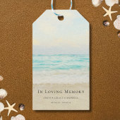Beach Ocean Memorial of Funeral Tribution Cadeaulabel