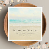 Beach Ocean Memorial voor begrafenis Servet