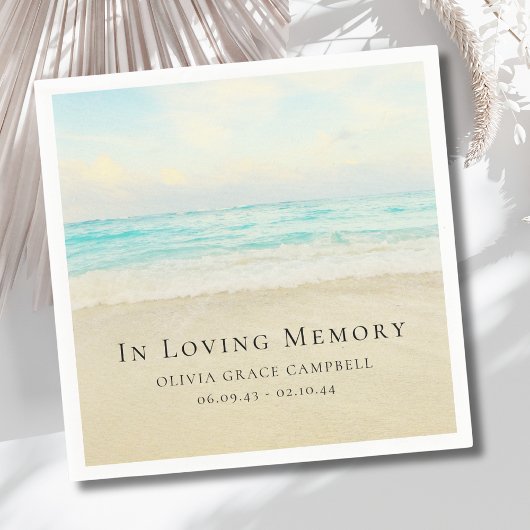 Beach Ocean Memorial voor begrafenis Servet