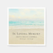 Beach Ocean Memorial voor begrafenis Servet (Voorkant)