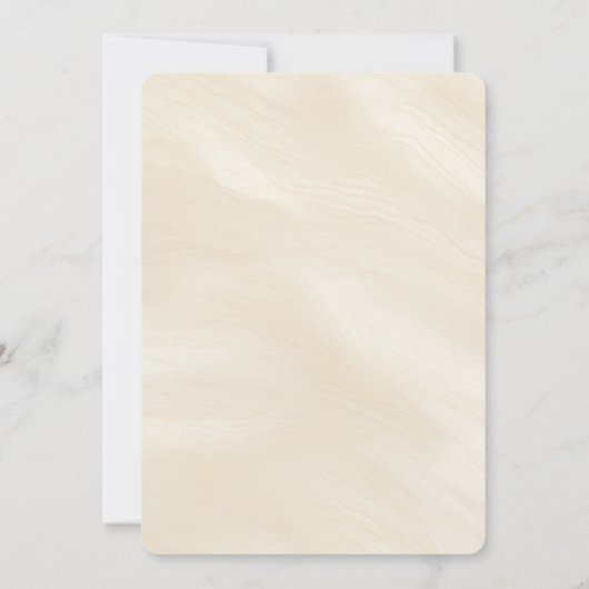 Beach Ocean Palm Tree Wedding Kaart (Achterkant)