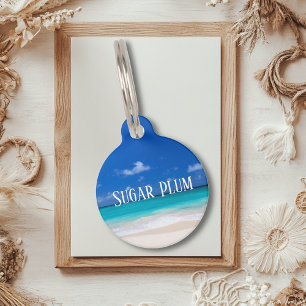 Beach Ocean Pet Dog Cat Lost ID Huisdierpenning