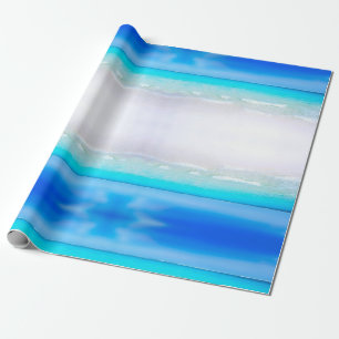 Beach Ocean Pool Blue Aqua Personal Cadeaupapier