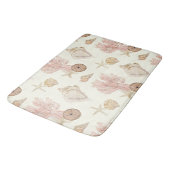 Beach Ocean Seashell Coral Starfish Waterverf Badmat (Gekanteld)