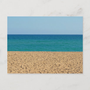 Beach, Ocean, Sky Briefkaart
