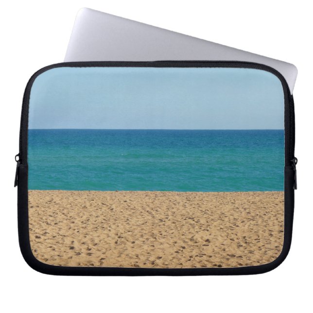 Beach, Ocean, Sky laptophoes Laptop Sleeve (Voorkant)