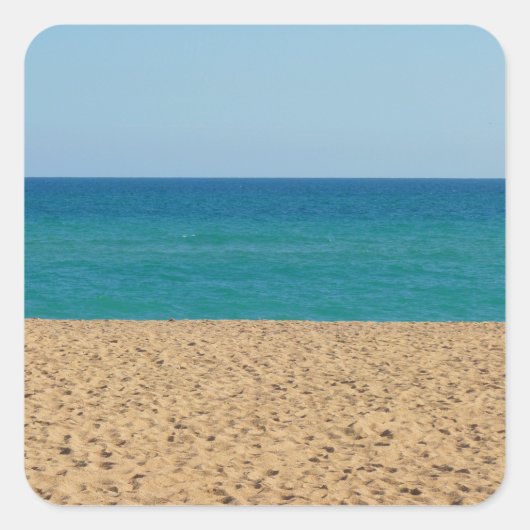 Beach, Ocean Sky Stickers (Voorkant)