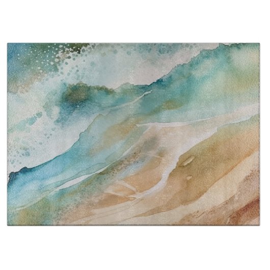 Beach Ocean Snijplank (Voorkant)