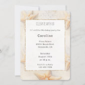 Beach Ocean Starfish Verjaardag Kaart (Voorkant)