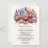 Beach Ocean Summer New Orleans repetitie diner Kaart (Voorkant)