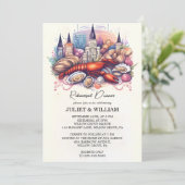 Beach Ocean Summer New Orleans repetitie diner Kaart (Staand voorkant)