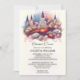 Beach Ocean Summer New Orleans repetitie diner Kaart