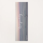 Beach Ocean Sunrise Personalized Yogamat (Voorkant)