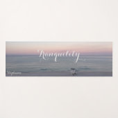 Beach Ocean Sunrise Personalized Yogamat (Voorkant (horizontaal))