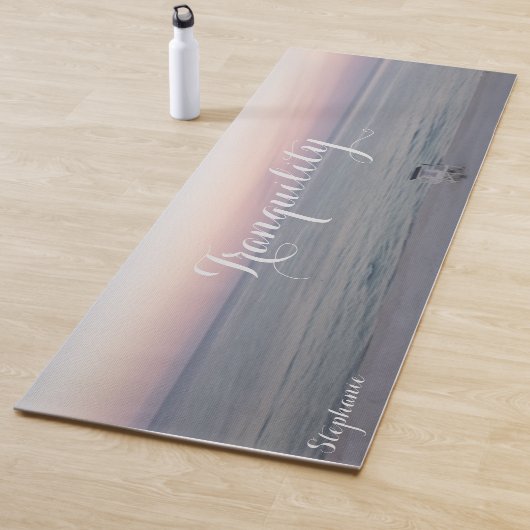 Beach Ocean Sunrise Personalized Yogamat (In situ)
