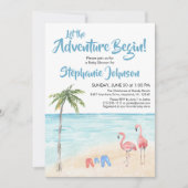 Beach Ocean Surf Adventure Baby shower Boy Kaart (Voorkant)