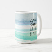 Beach Ocean Thmed Decor Waterverf Mok (Voorkant rechts)