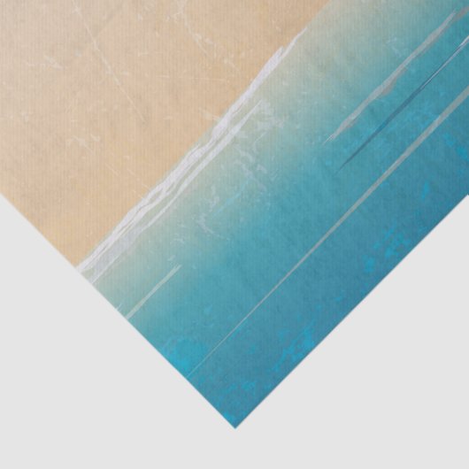 Beach, Ocean Tissue Tissuepapier (Detail)