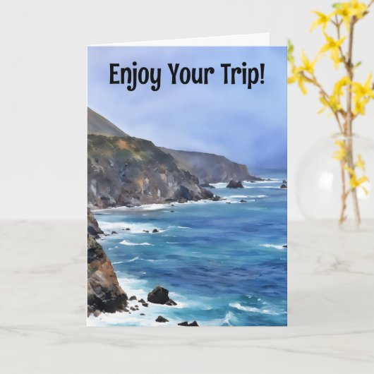 Beach Ocean Travels Vakantie reis Kaart (Gele Bloem)