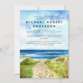 Beach Ocean Tribute Celebration of Life Memorial Kaart (Voorkant)