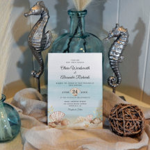 Beach Ocean Tropical Waterverf Wedding