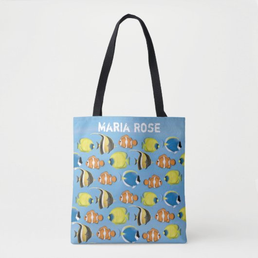 Beach Ocean Tropical Zee Life Cute Stylish Tote Bag (Voorkant)