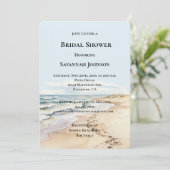 Beach Ocean Vrijgezellenfeest Kaart (Staand voorkant)