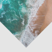 Beach ocean water on seashore sand tropical summer tissuepapier (Detail)