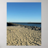 Beach Ocean Waterscape Poster (Voorkant)