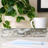 Beach Ocean Waves Monogram Eigen naam Water Foto Naambordje