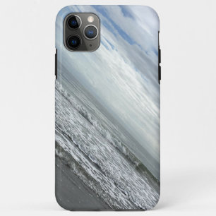 Beach Ocean Waves Water Sky Blue White Grey Foto Case-Mate iPhone Case