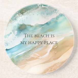 Beach Ocean Zandsteen Onderzetter