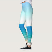 Beach Ocean Zee Blue sky Landscape tropical Leggings (Links)