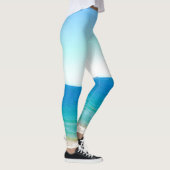 Beach Ocean Zee Blue sky Landscape tropical Leggings (Rechts)