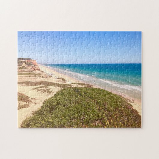Beach Ocean Zee Blue sky Legpuzzel (Horizontaal)