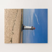 Beach Ocean Zee Blue sky Legpuzzel (Horizontaal)