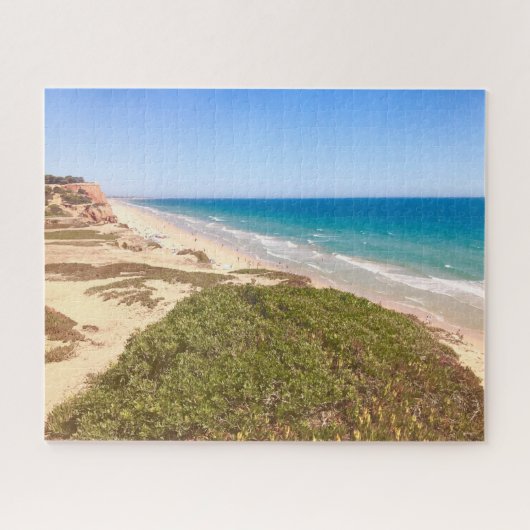 Beach Ocean Zee Blue sky Legpuzzel (Horizontaal)