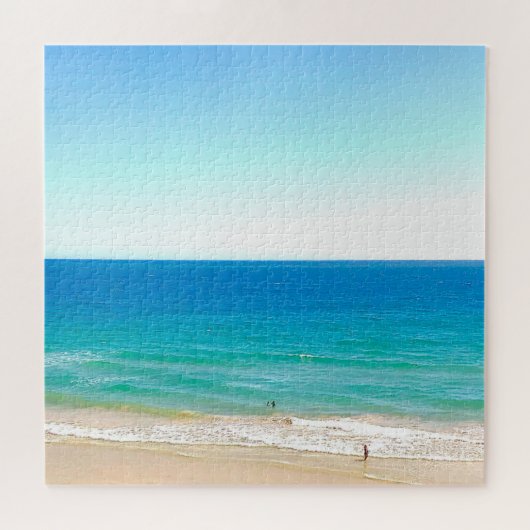 Beach Ocean Zee Blue sky Legpuzzel (Horizontaal)