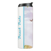 *~* Beach Ocean Zee Nautical Woman Bikini Thermosbeker (Gedraaid links)