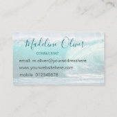 Beach Ocean Zee Travel Spa Aqua Blue Visitekaartje (Achterkant)