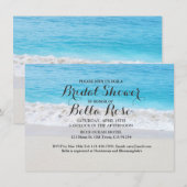 Beach oceanische zandzee vrijgezellenfeest nodigt  kaart (Voorkant / Achterkant)
