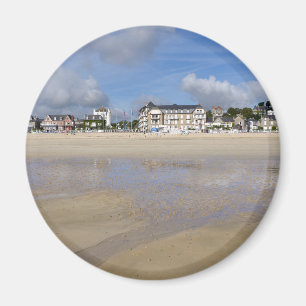 Beach of Saint-Cast-le-Guildo in Frankrijk Magneet
