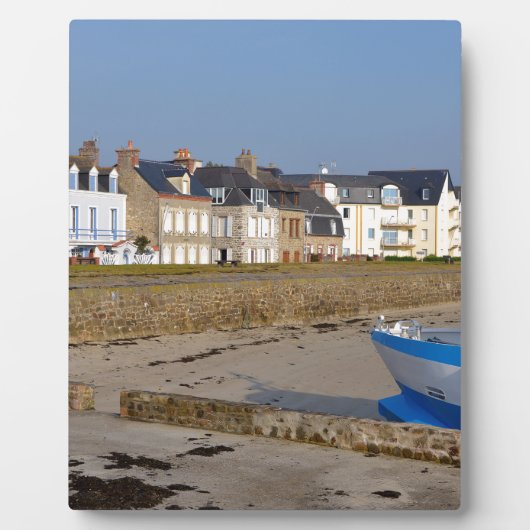 Beach of Saint-Vaast-la-Hougue in Frankrijk Fotoplaat (Voorkant)