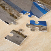 Beach of Saint-Vaast-la-Hougue in Frankrijk Legpuzzel (Zijkant)