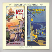 Beach of The King door Arthur Bradley Fowler Poster (Voorkant)