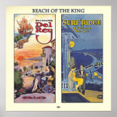 Beach of the King - Playa del Rey Poster (Voorkant)
