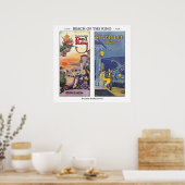 Beach of the King - Playa del Rey Poster (Keuken)